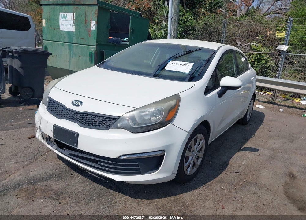 2017 KIA RIO LX VIN: KNADM4A37H6026655