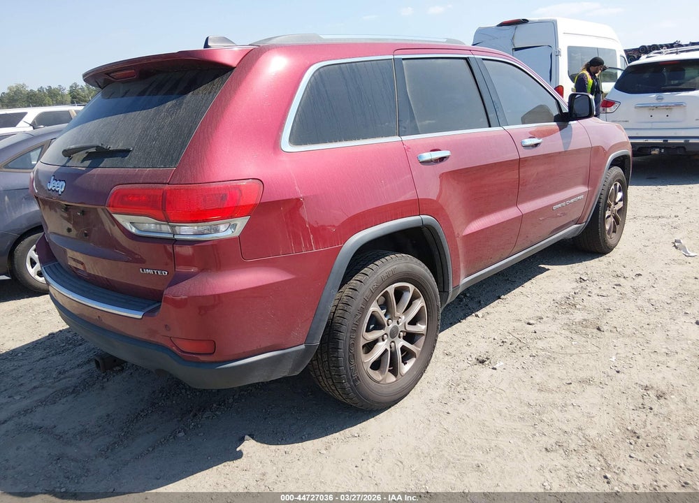 2015 JEEP GRAND CHEROKEE LIMITED VIN: 1C4RJFBG8FC216123