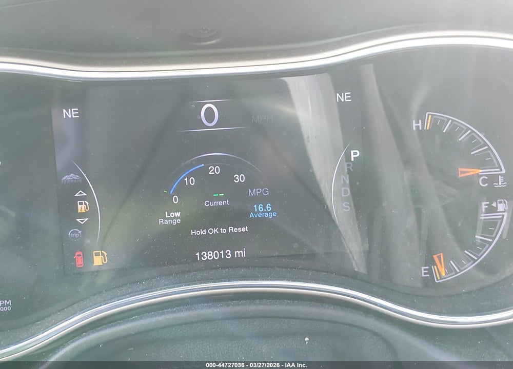 2015 JEEP GRAND CHEROKEE LIMITED VIN: 1C4RJFBG8FC216123