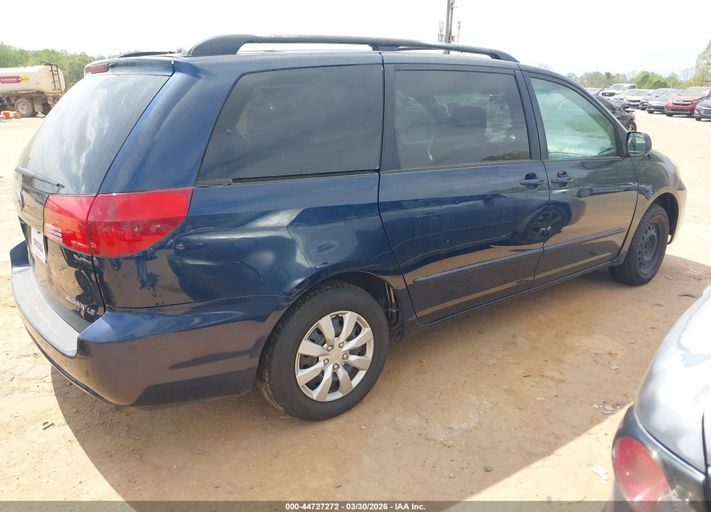 2004 TOYOTA SIENNA LE VIN: 5TDZA23C74S043596