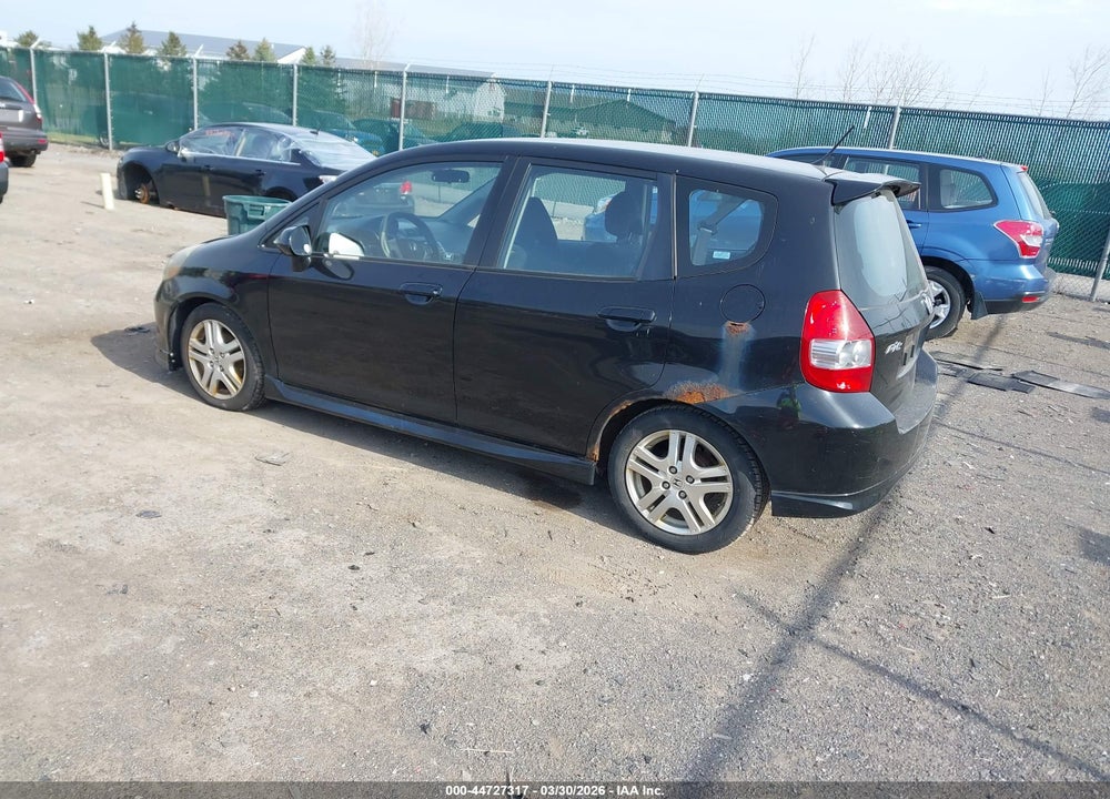 2008 HONDA FIT SPORT VIN: JHMGD38608S005341