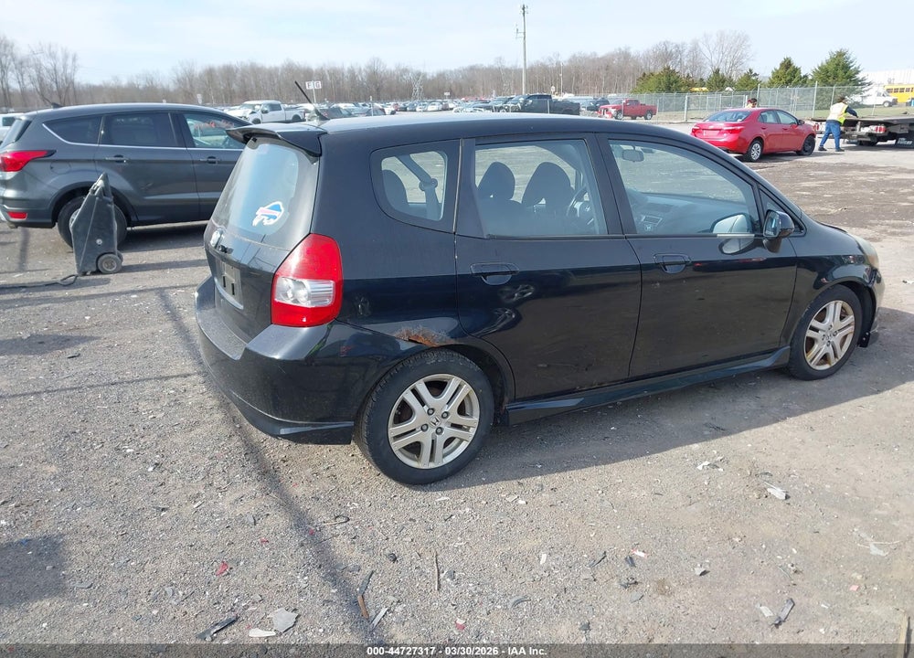 2008 HONDA FIT SPORT VIN: JHMGD38608S005341