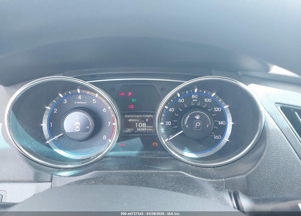 2013 HYUNDAI SONATA GLS VIN: 5NPEB4AC8DH748004