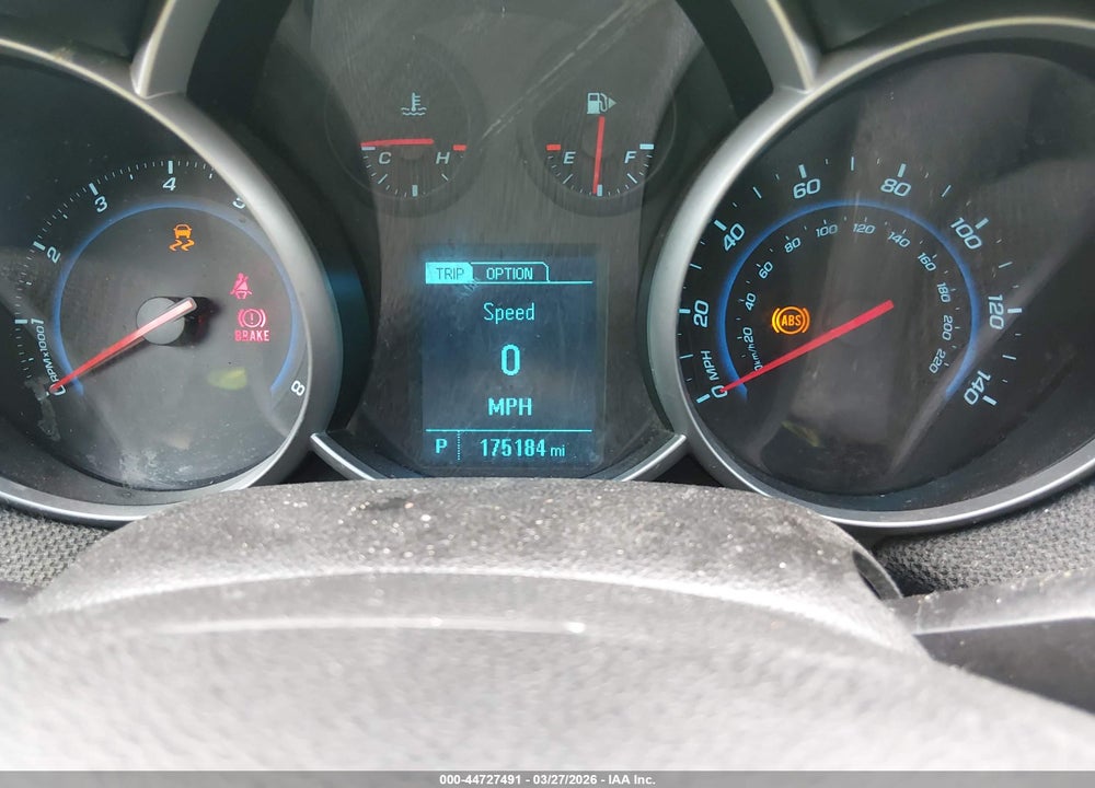 2014 CHEVROLET CRUZE LT VIN: 1G1PK5SB8E7395153