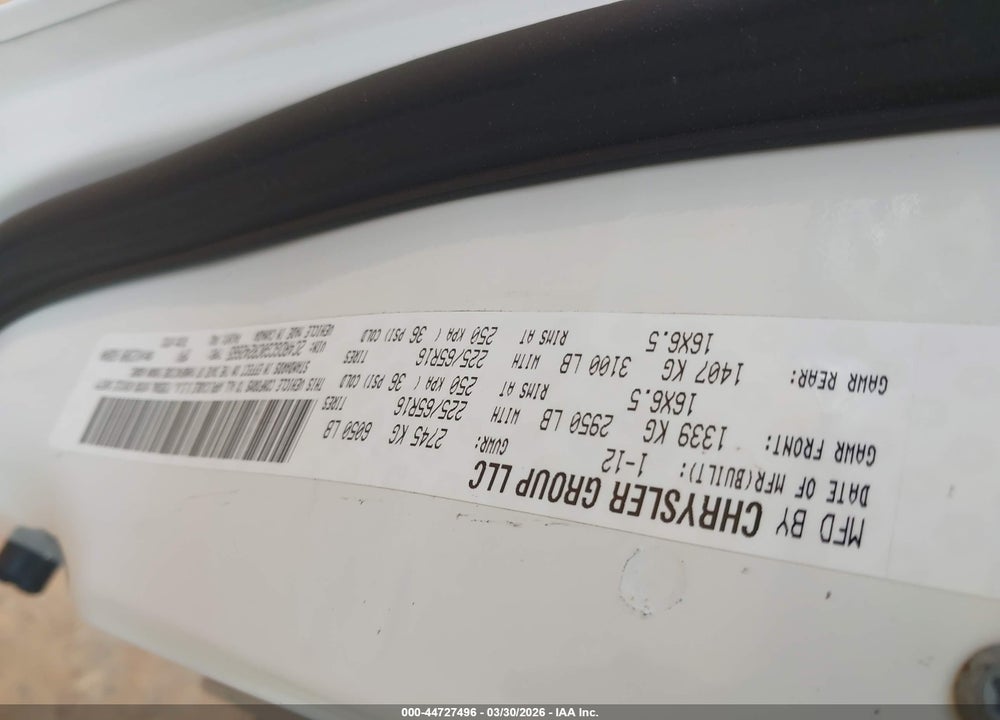 2012 DODGE GRAND CARAVAN SXT VIN: 2C4RDGCG0CR242665