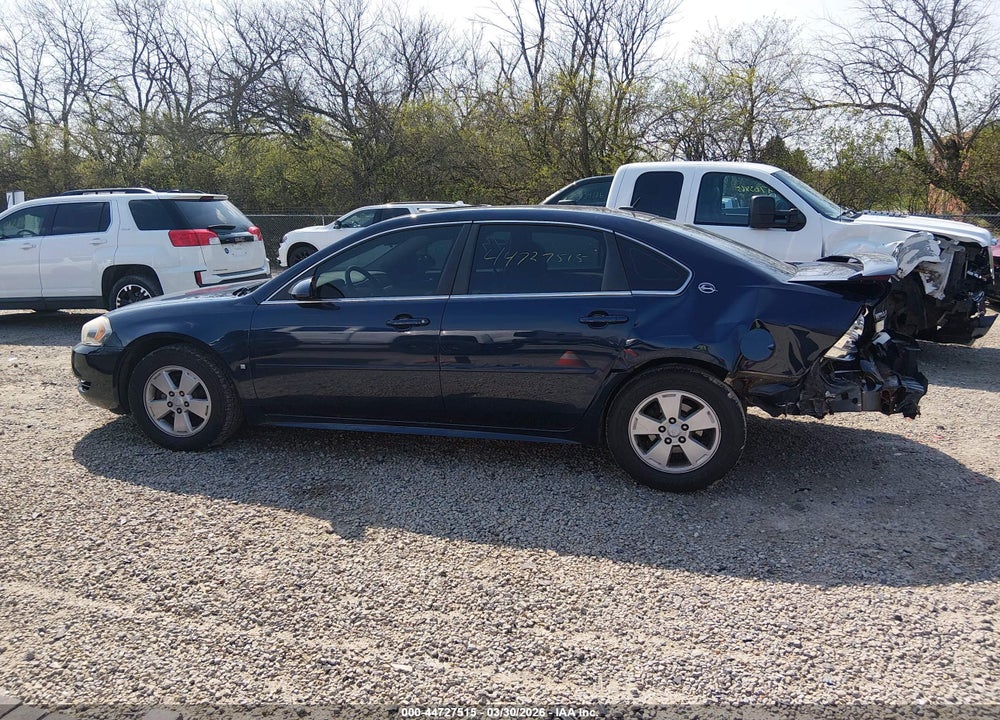 2009 CHEVROLET IMPALA LT VIN: 2G1WT57K691231162