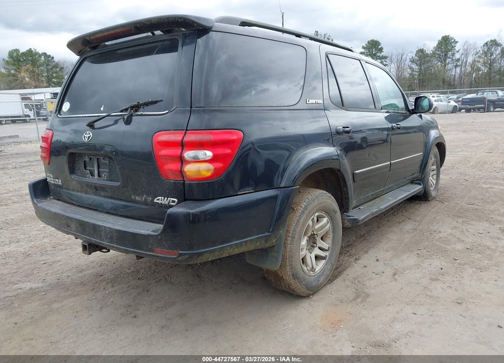 2003 TOYOTA SEQUOIA LIMITED V8 VIN: 5TDBT48A83S192077