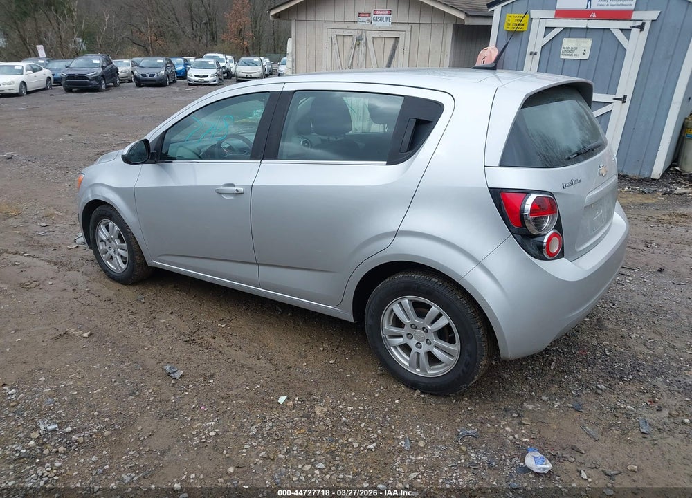 2013 CHEVROLET SONIC LT AUTO VIN: 1G1JC6SGXD4116533