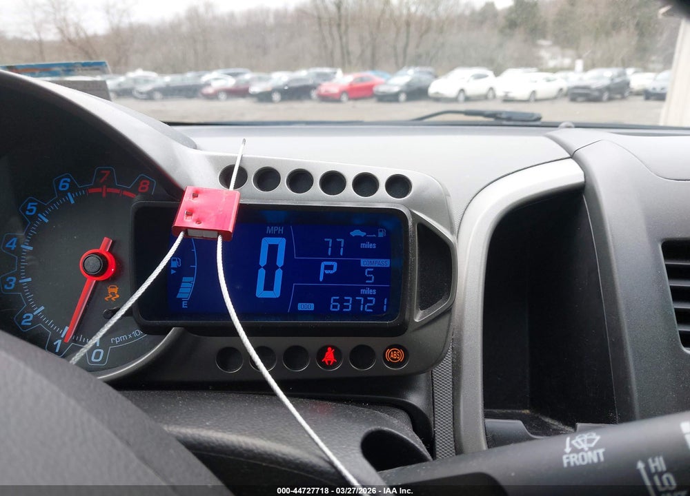 2013 CHEVROLET SONIC LT AUTO VIN: 1G1JC6SGXD4116533