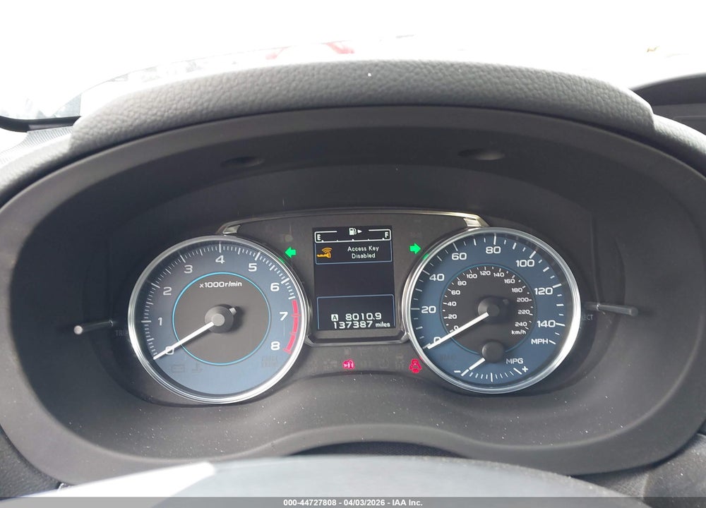 2015 SUBARU IMPREZA 2.0I SPORT LIMITED VIN: JF1GPAZ69F8310610