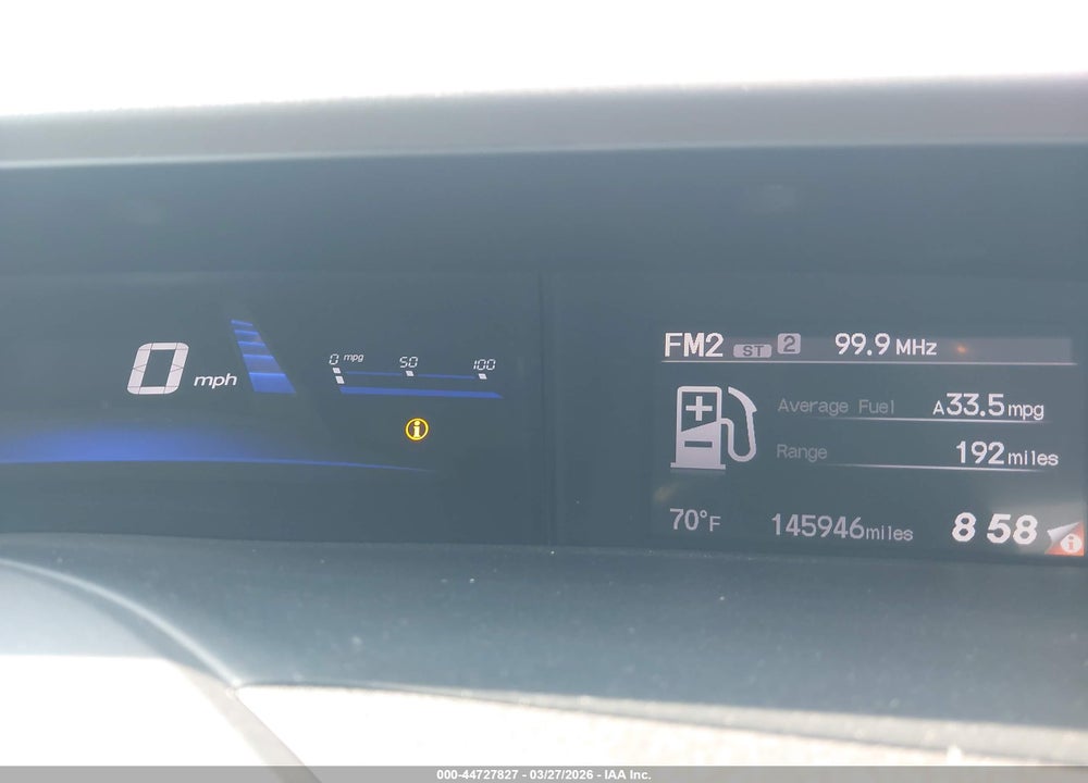 2012 HONDA CIVIC HYBRID VIN: JHMFB4F34CS007554
