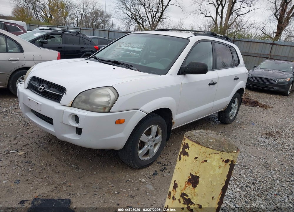 2006 HYUNDAI TUCSON GL VIN: KM8JM12B96U345537