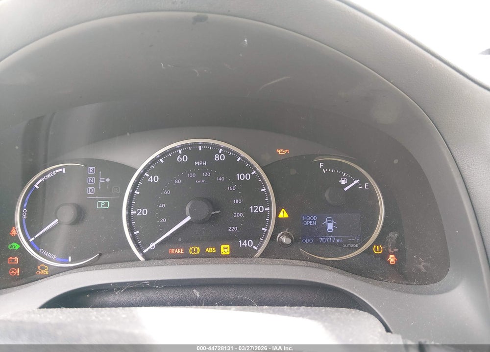 2015 LEXUS CT 200H VIN: JTHKD5BH7F2226223