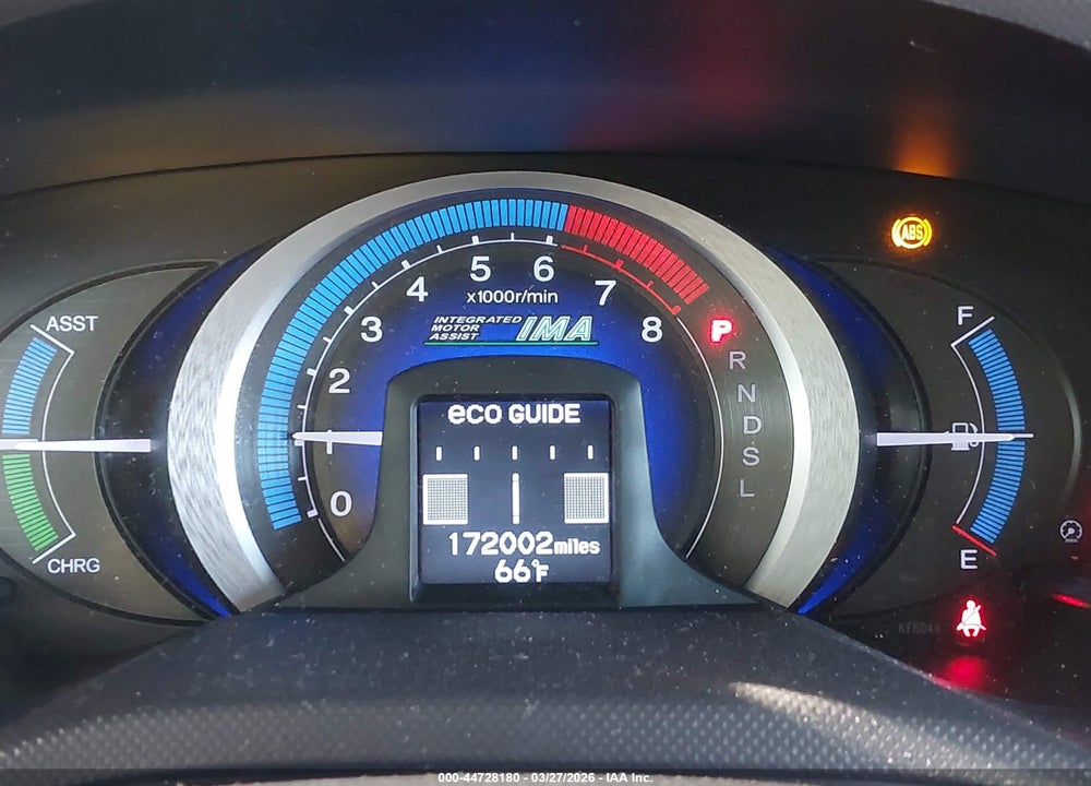 2010 HONDA INSIGHT LX VIN: JHMZE2H57AS038365