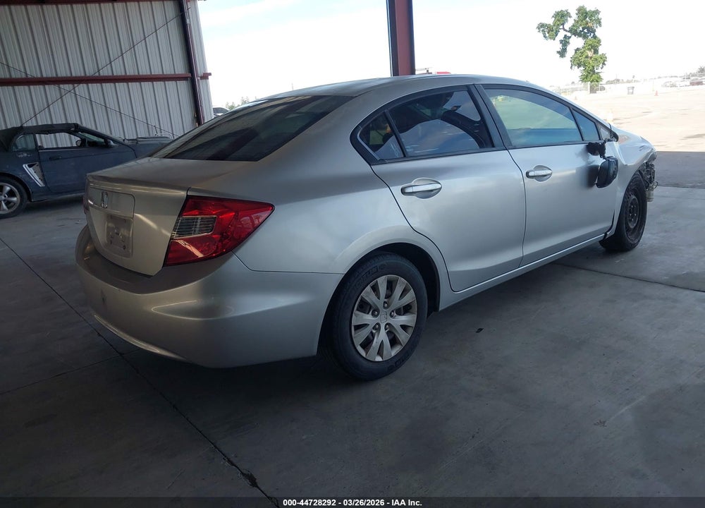 2012 HONDA CIVIC LX VIN: 2HGFB2F59CH590235
