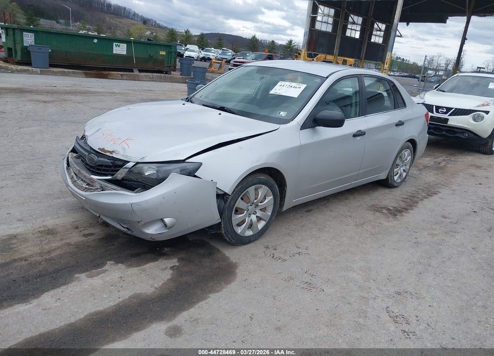 2008 SUBARU IMPREZA 2.5I VIN: JF1GE61658H507842