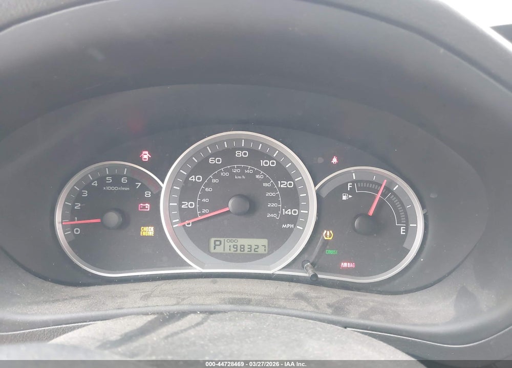 2008 SUBARU IMPREZA 2.5I VIN: JF1GE61658H507842