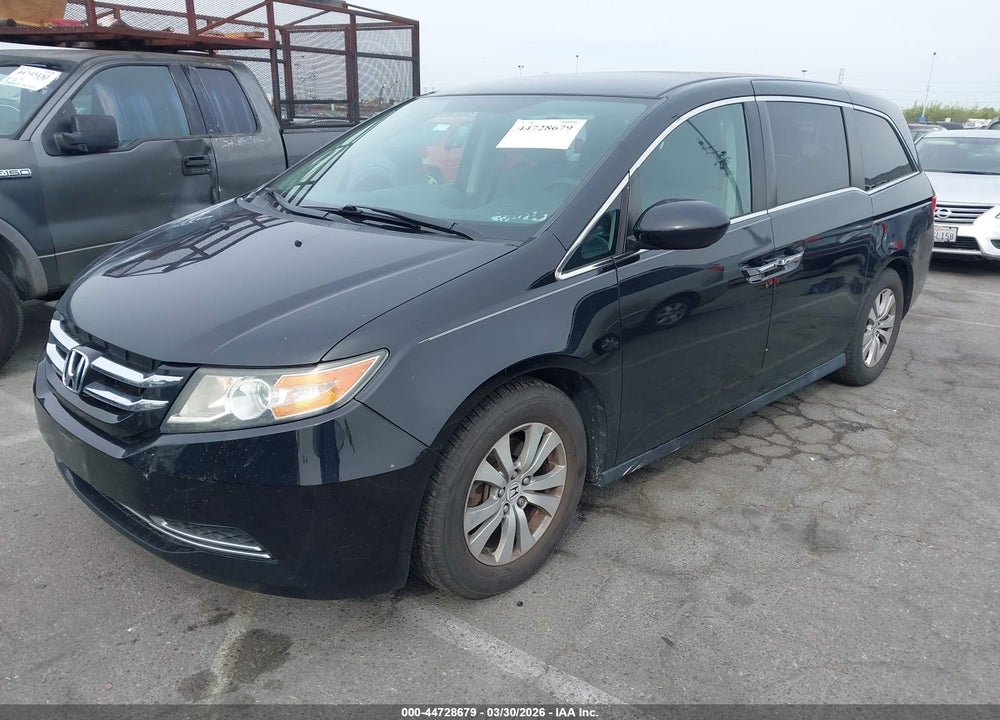 2016 HONDA ODYSSEY SE VIN: 5FNRL5H31GB120301