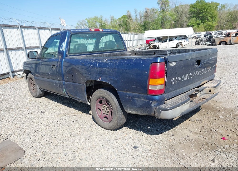 2001 CHEVROLET SILVERADO 1500 VIN: 1GCEC14W21Z278901