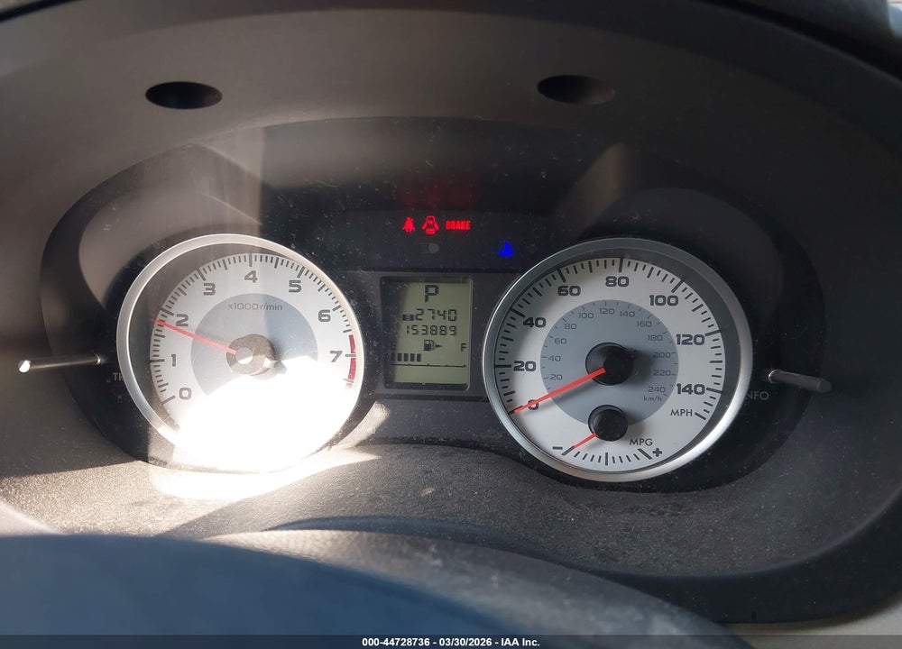 2012 SUBARU IMPREZA 2.0I VIN: JF1GPAA69CH212538