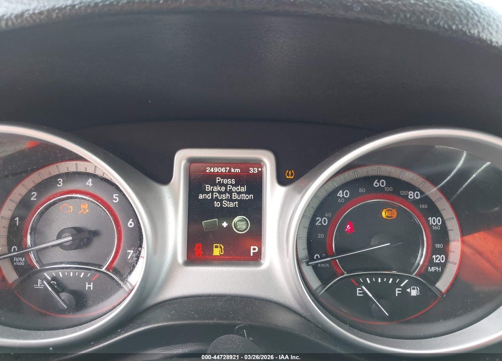 2019 DODGE JOURNEY SE VIN: 3C4PDCBB7KT717603