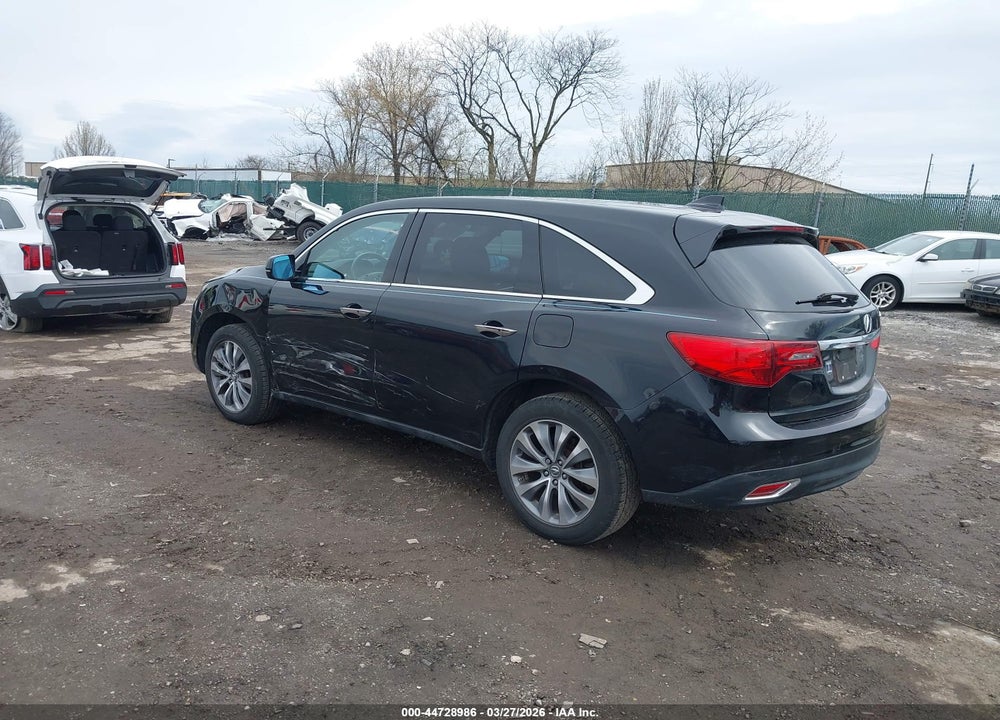 2014 ACURA MDX TECHNOLOGY PACKAGE VIN: 5FRYD4H41EB049429