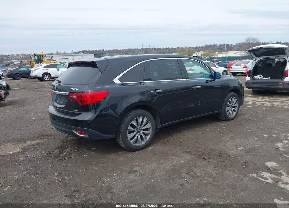 2014 ACURA MDX TECHNOLOGY PACKAGE VIN: 5FRYD4H41EB049429