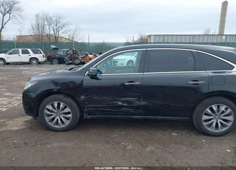 2014 ACURA MDX TECHNOLOGY PACKAGE VIN: 5FRYD4H41EB049429