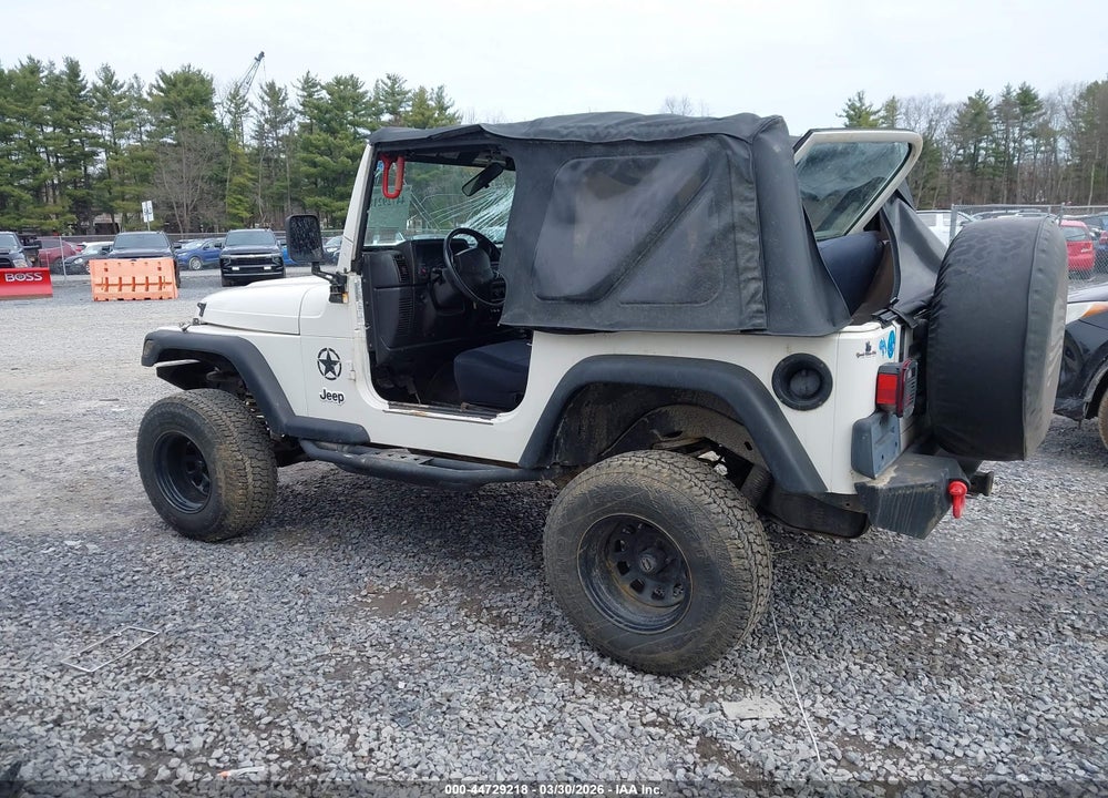2000 JEEP WRANGLER SPORT VIN: 1J4FA49S3YP801120