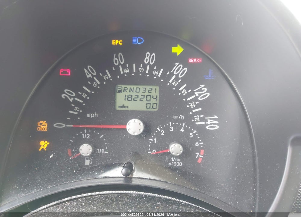 2002 VOLKSWAGEN NEW BEETLE GL VIN: 3VWBK21C02M440367