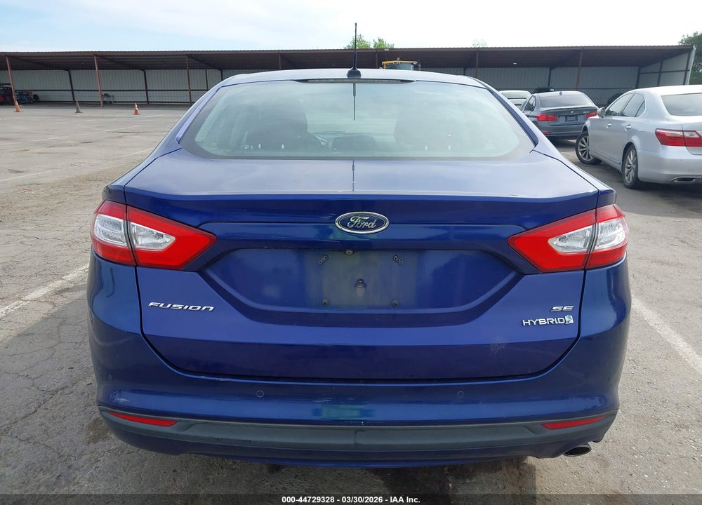 2014 FORD FUSION HYBRID SE VIN: 3FA6P0LU3ER256800