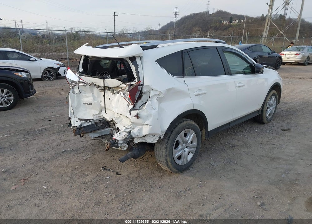 2013 TOYOTA RAV4 LE VIN: JTMBFREV6DD000938