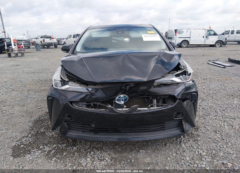 2019 TOYOTA PRIUS XLE VIN: JTDKARFU5K3087349