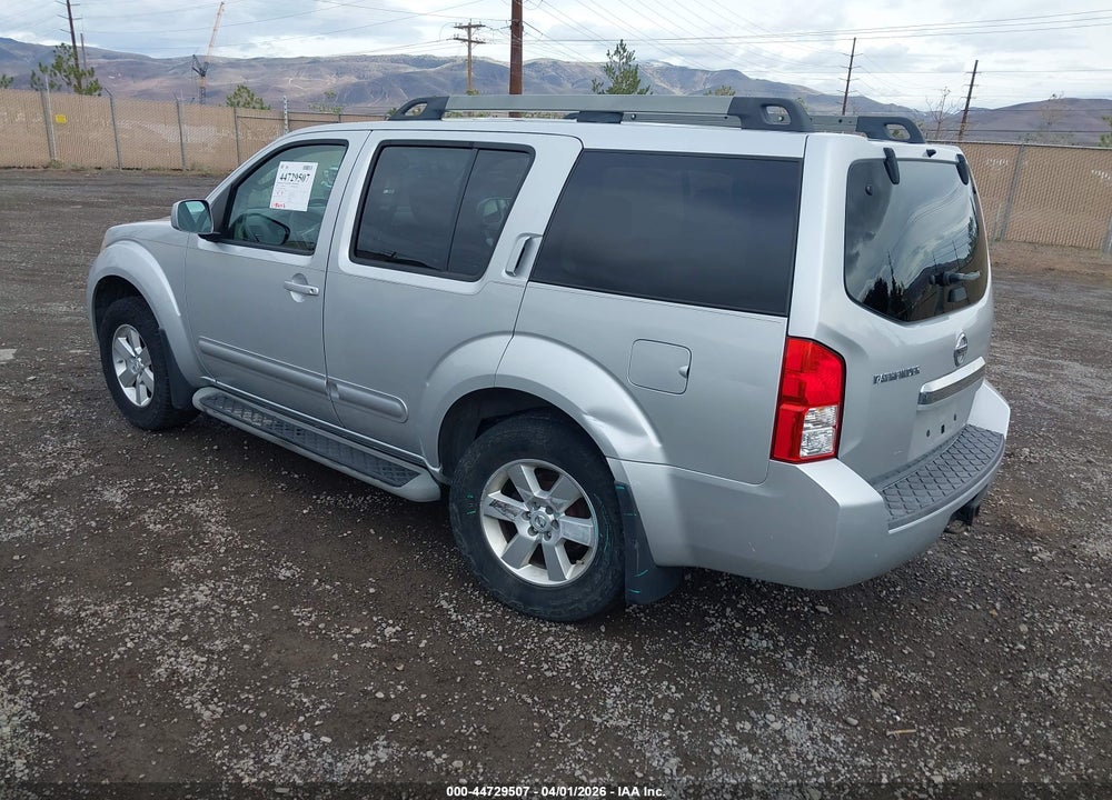2012 NISSAN PATHFINDER SV VIN: 5N1AR1NB1CC610806