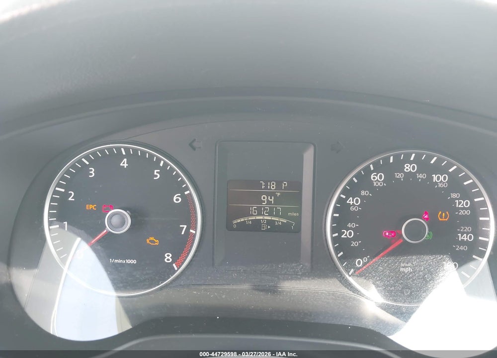2012 VOLKSWAGEN JETTA 2.5L SE VIN: 3VWDP7AJ2CM350077