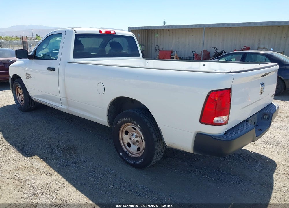 2019 RAM 1500 CLASSIC TRADESMAN  4X2 8' BOX VIN: 3C6JR6DG8KG503902