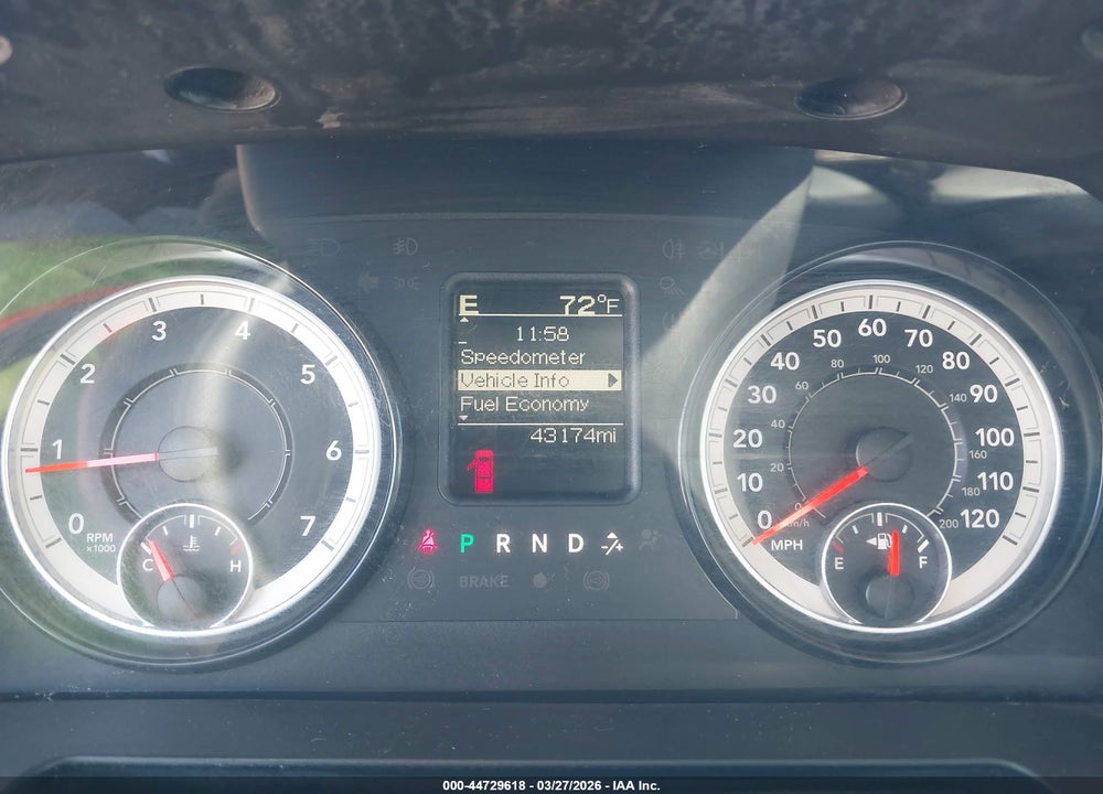 2019 RAM 1500 CLASSIC TRADESMAN  4X2 8' BOX VIN: 3C6JR6DG8KG503902