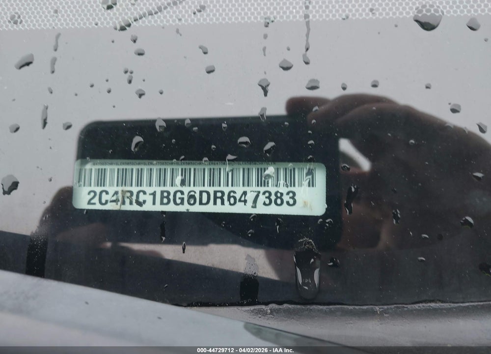 2013 CHRYSLER TOWN & COUNTRY TOURING VIN: 2C4RC1BG6DR647383