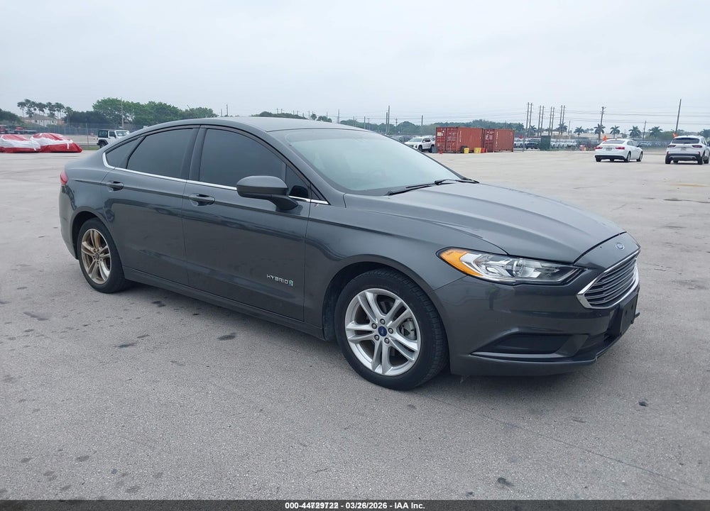 2018 FORD FUSION HYBRID S VIN: 3FA6P0UU8JR141893
