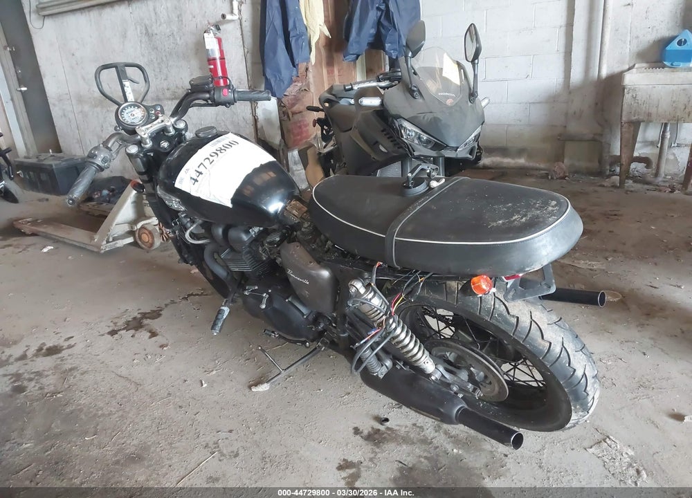 2007 TRIUMPH MOTORCYCLE BONNEVILLE VIN: SMT900K147T299953