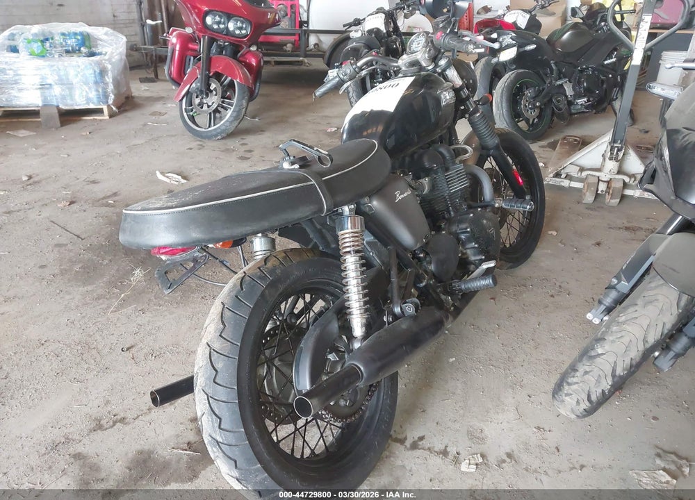 2007 TRIUMPH MOTORCYCLE BONNEVILLE VIN: SMT900K147T299953