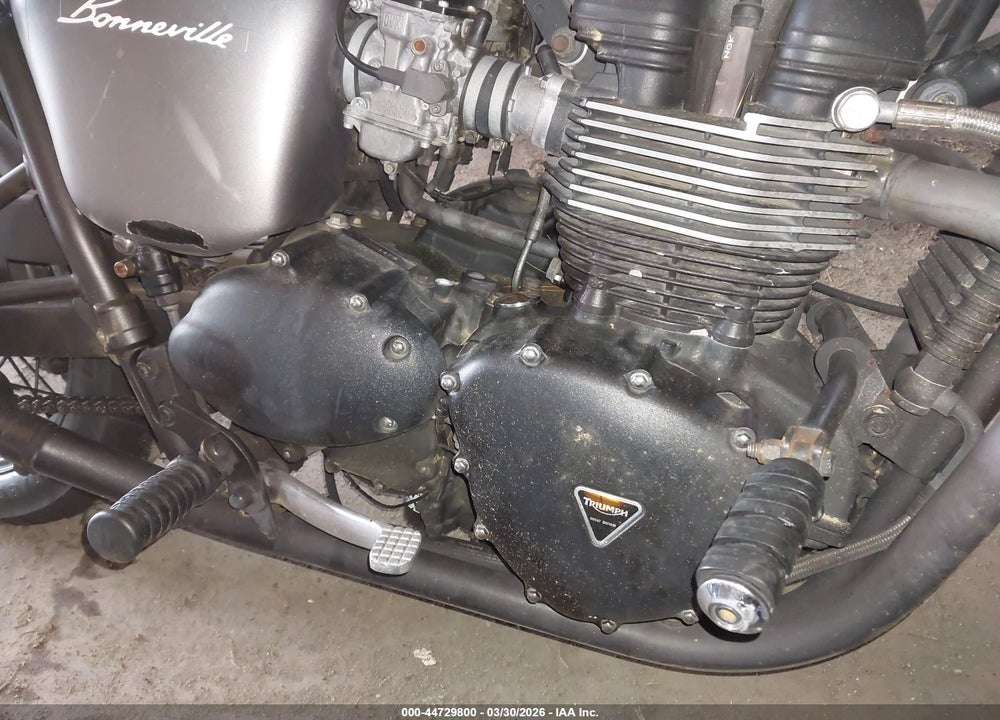 2007 TRIUMPH MOTORCYCLE BONNEVILLE VIN: SMT900K147T299953