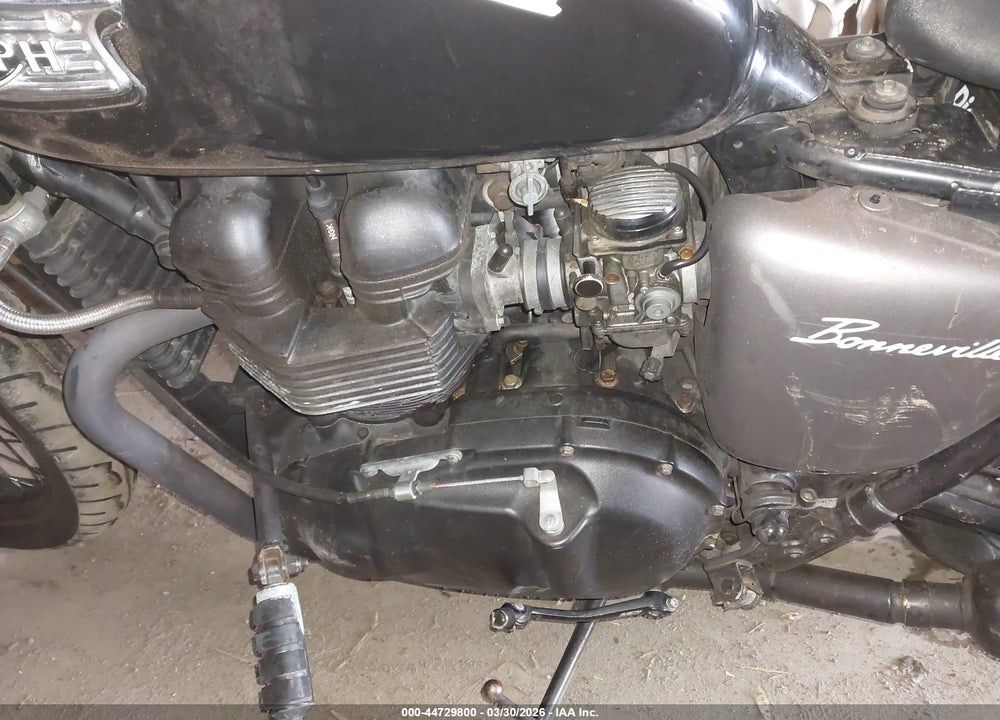 2007 TRIUMPH MOTORCYCLE BONNEVILLE VIN: SMT900K147T299953