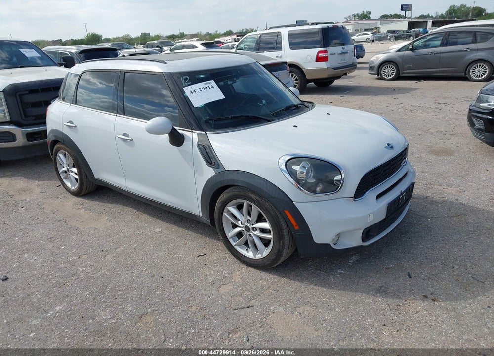 2012 MINI COOPER S COUNTRYMAN VIN: WMWZC3C51CWL87051