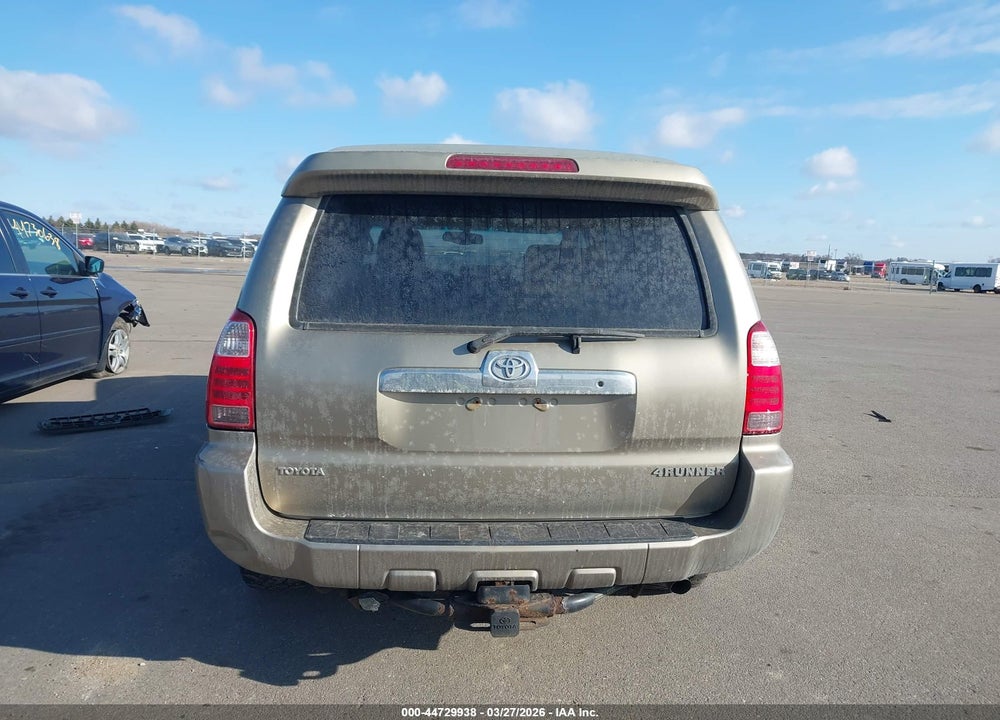 2006 TOYOTA 4RUNNER SR5 V8 VIN: JTEBT14R868033350
