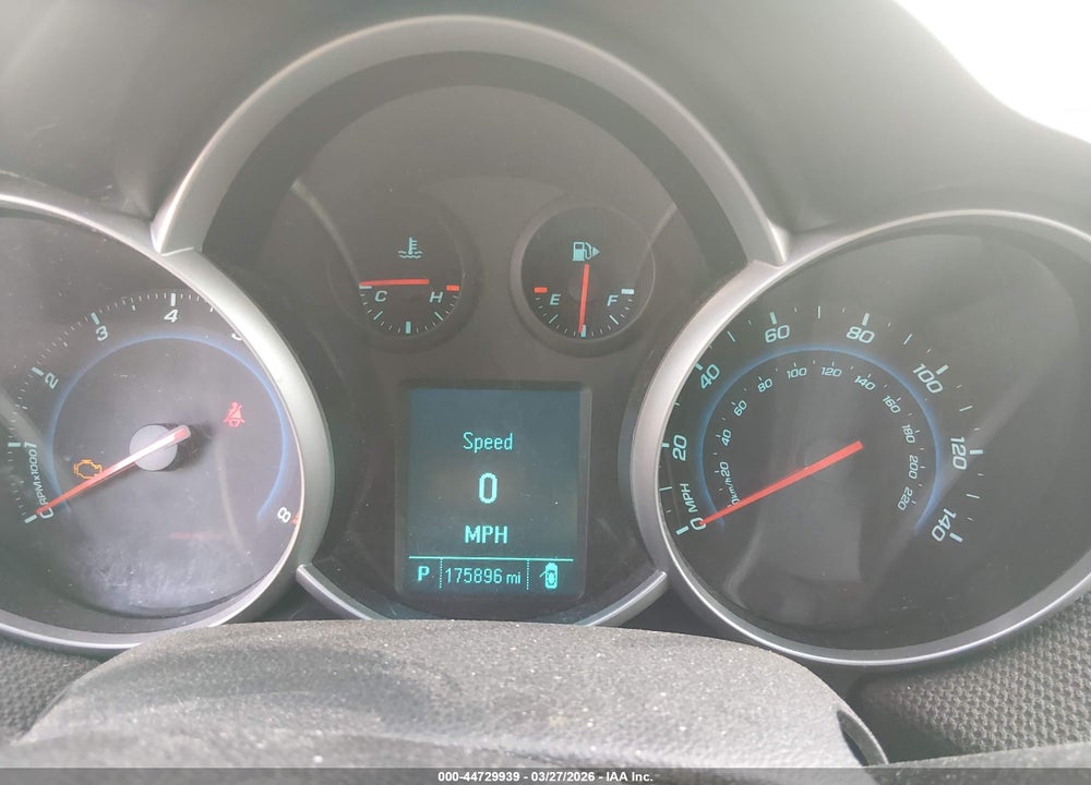 2012 CHEVROLET CRUZE ECO VIN: 1G1PJ5SC6C7263355
