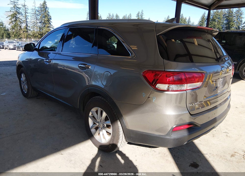 2017 KIA SORENTO 2.4L LX VIN: 5XYPG4A39HG215618