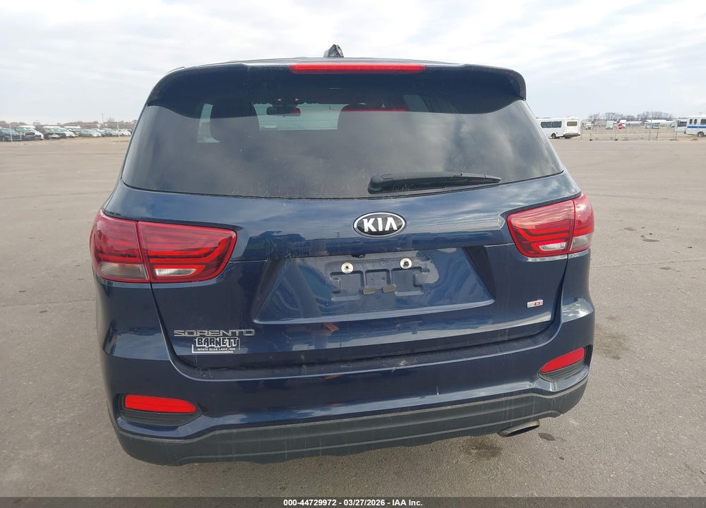 2019 KIA SORENTO 2.4L LX VIN: 5XYPG4A31KG505083