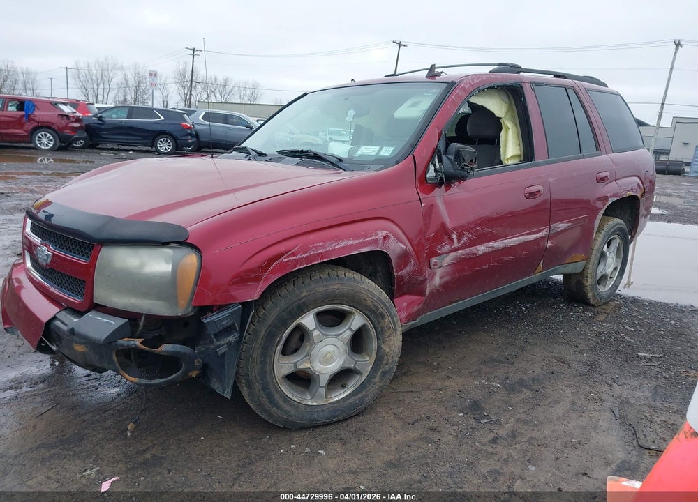 2008 CHEVROLET TRAILBLAZER LT VIN: 1GNDT13S282145432