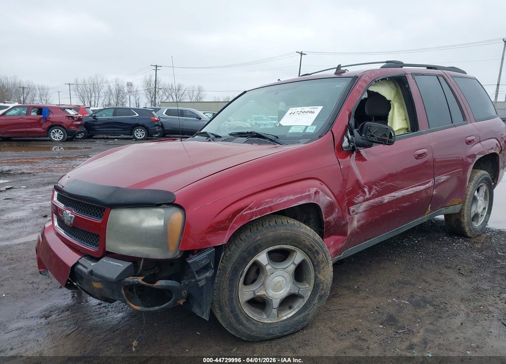 2008 CHEVROLET TRAILBLAZER LT VIN: 1GNDT13S282145432